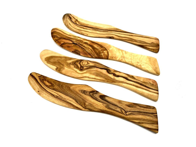 Buttermesser aus Olivenholz 18cm - Handgefertigt