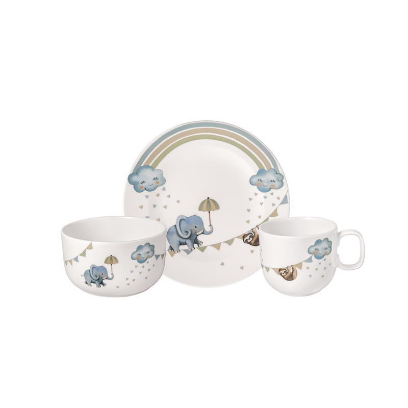 Villeroy and Boch Walk like an Elephant children's tableware set 3 pieces