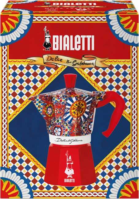 Bialetti Dolce & Gabbana Espressokocher Moka Express 6 Tassen