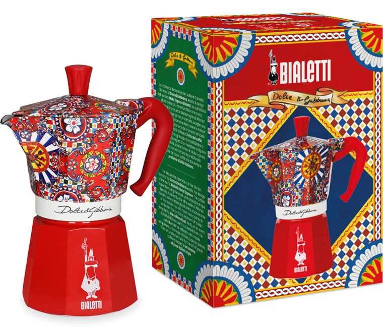 Bialetti Dolce & Gabbana Espressokocher Moka Express 6 Tassen