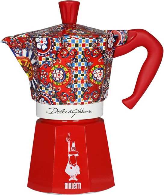 Bialetti Dolce & Gabbana Espressokocher Moka Express 6 Tassen