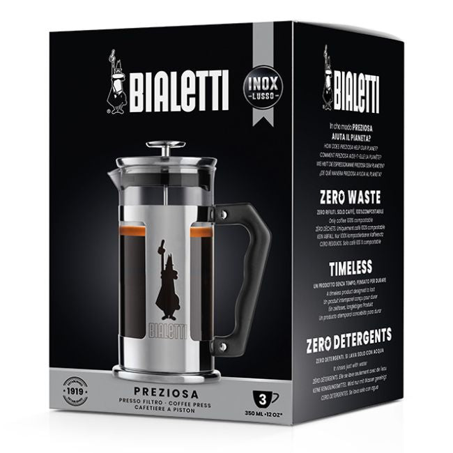 Bialetti Preziosa French Press Kaffee- und Teebereiter 350ml