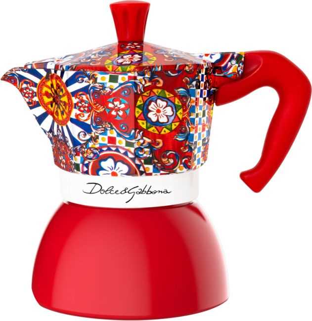 Bialetti Dolce &amp; Gabbana Espresso Maker Moka Induction 4 Cups