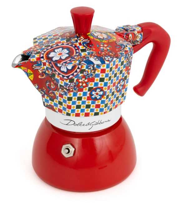 Bialetti Dolce &amp; Gabbana Espresso Maker Moka Induction 4 Cups