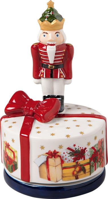 Villeroy and Boch Nostalgic Melody nutcracker with music box, rotating