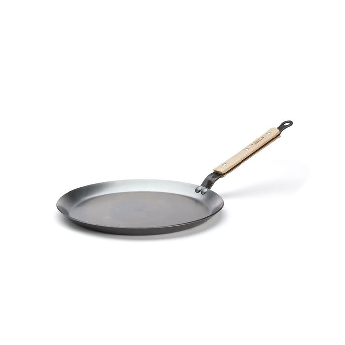 de Buyer Crepe Eisenpfanne Serie Mineral Bois mit Holzgriff