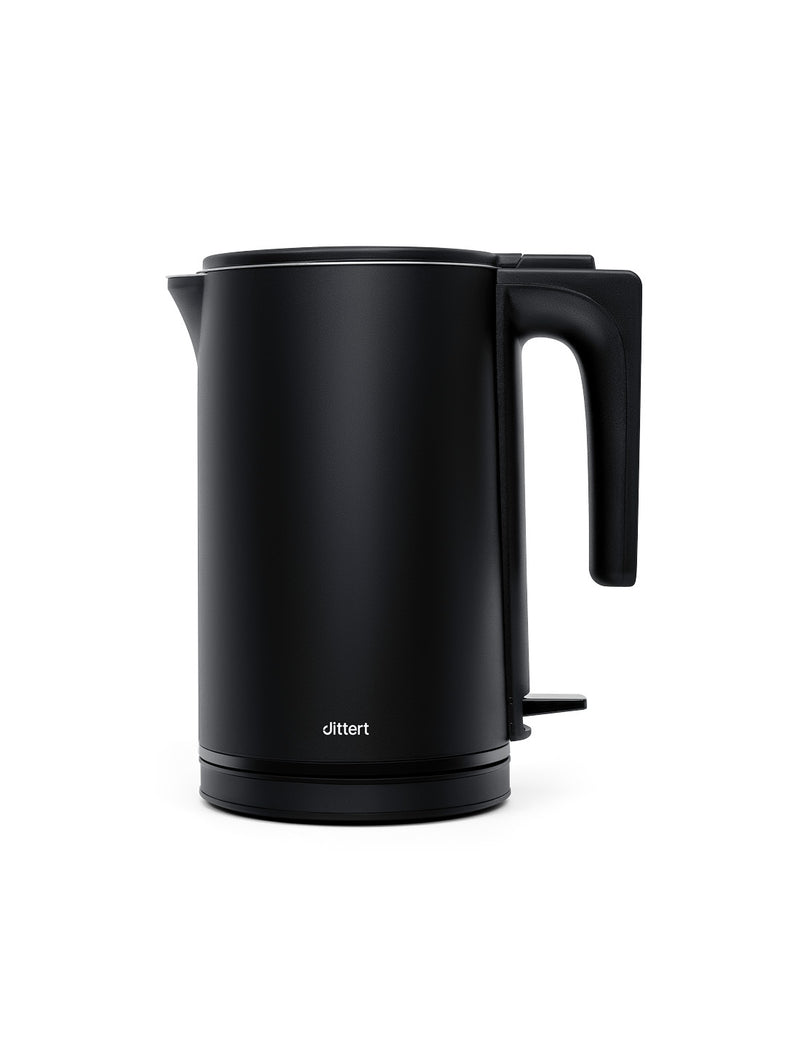 Dittert Wasserkocher 1,5l 2200W doppelwandiger Edelstahlkessel lackiert