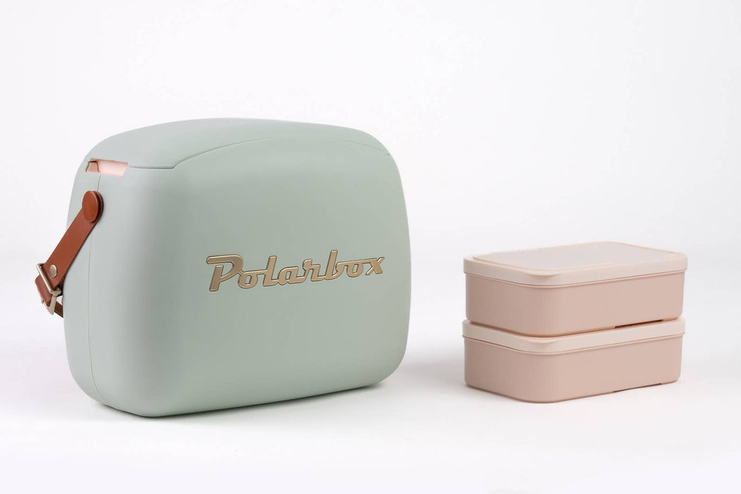 Polarbox Kühlbox Gold 6L Strand Picknick Sommer retro