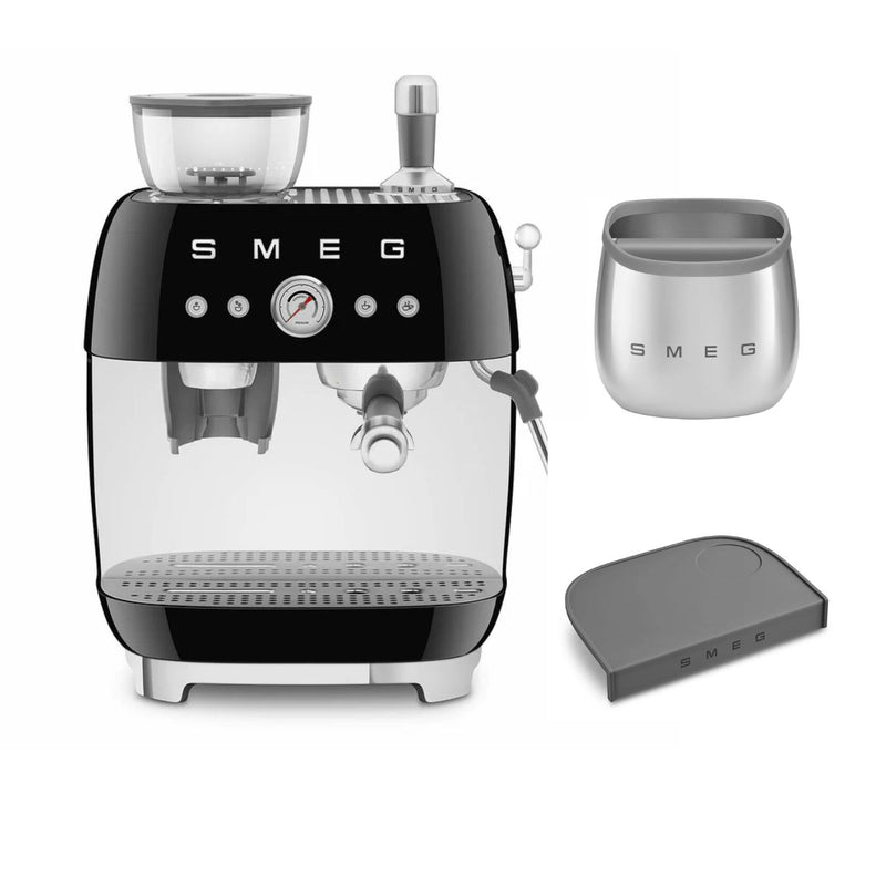 Smeg Siebträger Espresso Kaffeemaschine EGF03 Bundle