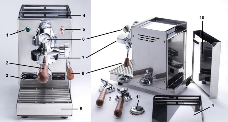 969.Coffee Elba Mini Espressomaschine