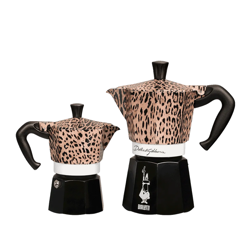 Bialetti Dolce & Gabbana Leopardo Espressokocher Moka Express 3 Tassen