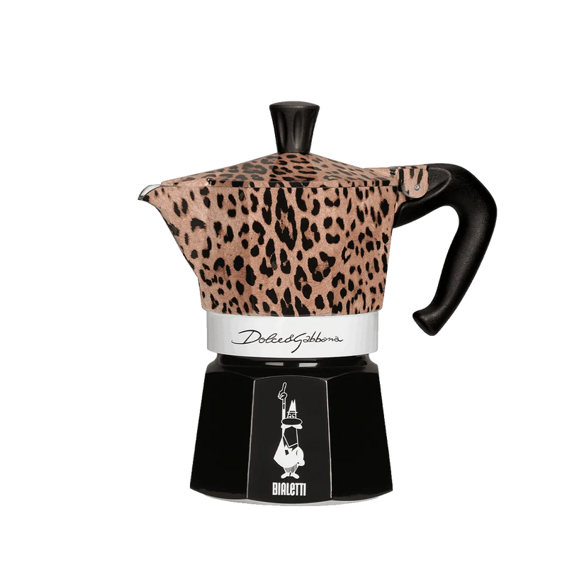 Bialetti Dolce & Gabbana Leopardo Espressokocher Moka Express 3 Tassen