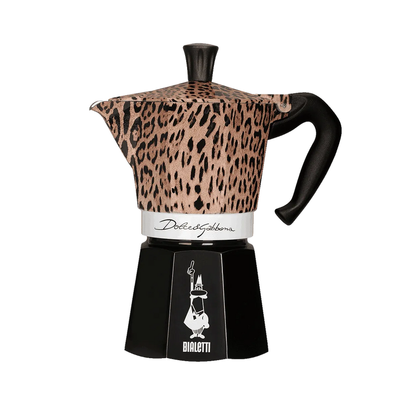 Bialetti Dolce & Gabbana Leopardo Espressokocher Moka Express 6 Tassen