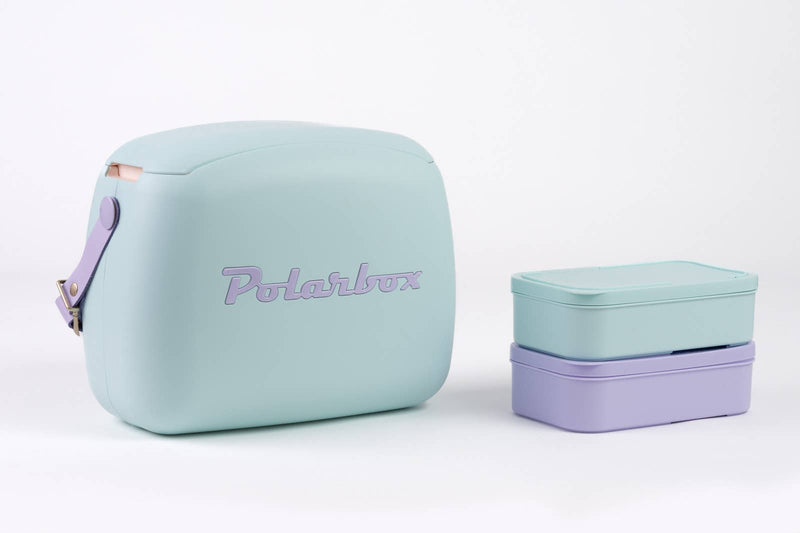 Polarbox Kühlbox Pop 6L Retro-Design mit Lunchboxen