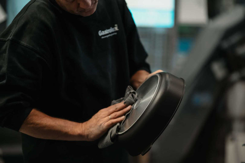 Gastrolux Guss-Wok 30cm mit Stiel BiotanPlus mit Induktionsboden