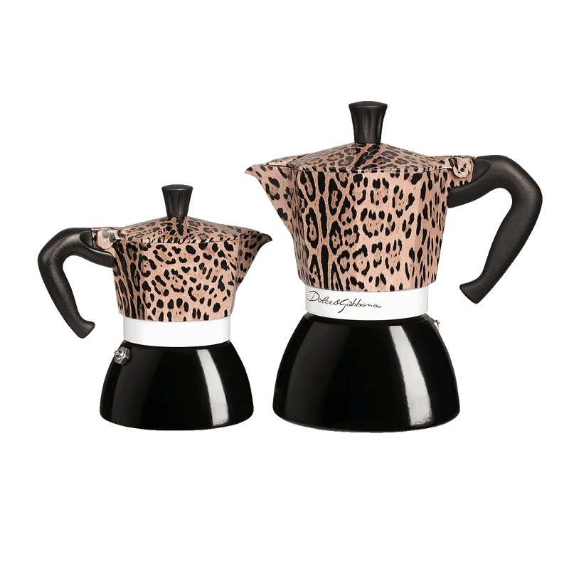 Bialetti Dolce & Gabbana Leopardo Espressokocher Moka Induktion 4 Tassen