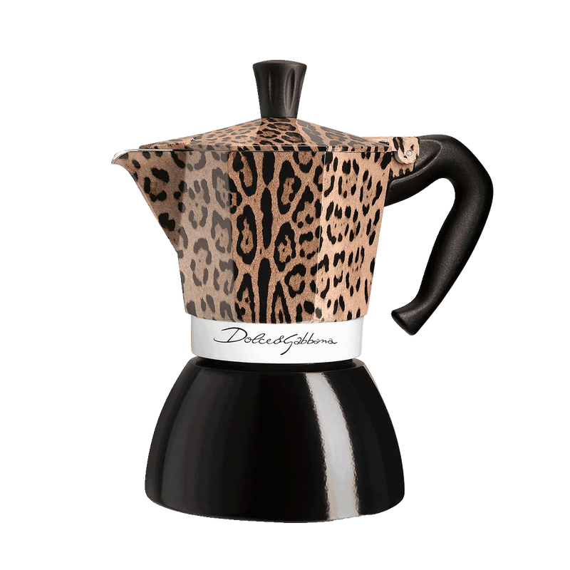 Bialetti Dolce & Gabbana Leopardo Espressokocher Moka Induktion 6 Tassen