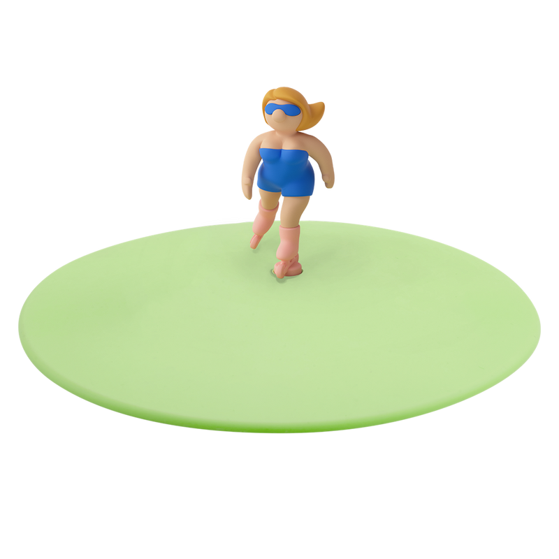 Mein Deckel Summer Fun, Glasabdeckung aus Silikon