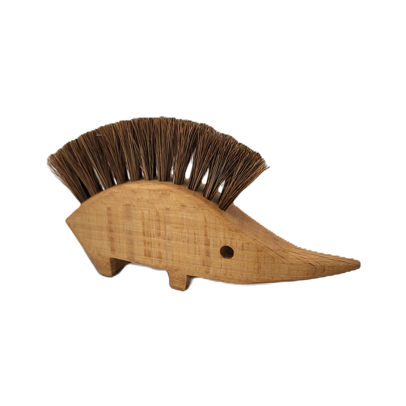 Keller Mini Table Hedgehog, table broom made of beechwood
