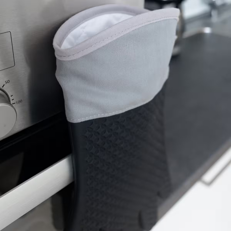 Lurch 5-Finger-Backhandschuh GRIP Silikon/Textil schwarz
