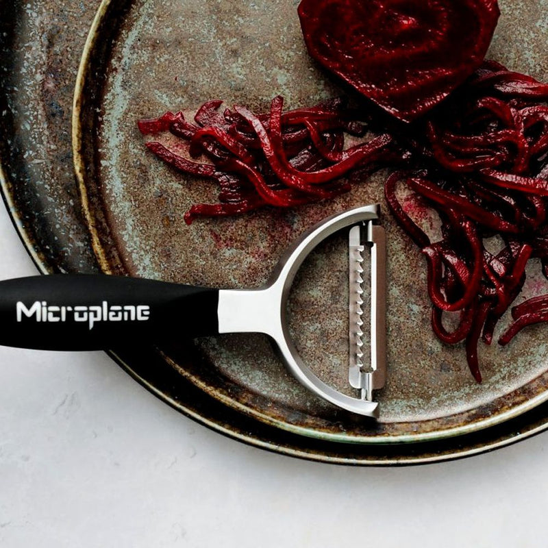 Microplane Profi Y Schäler Julienne Black