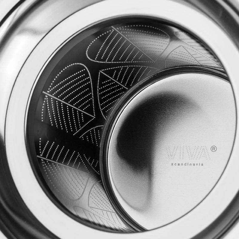 VIVA Minima glass cup Eva with tea strainer and lid 400ml,