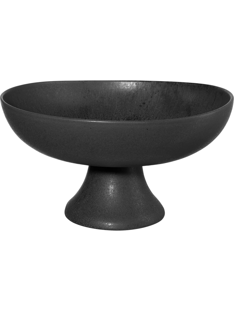 ASA Obstschale auf Fuß, black iron