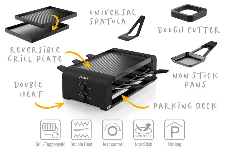 Stöckli Raclette-PizzaGrill 6