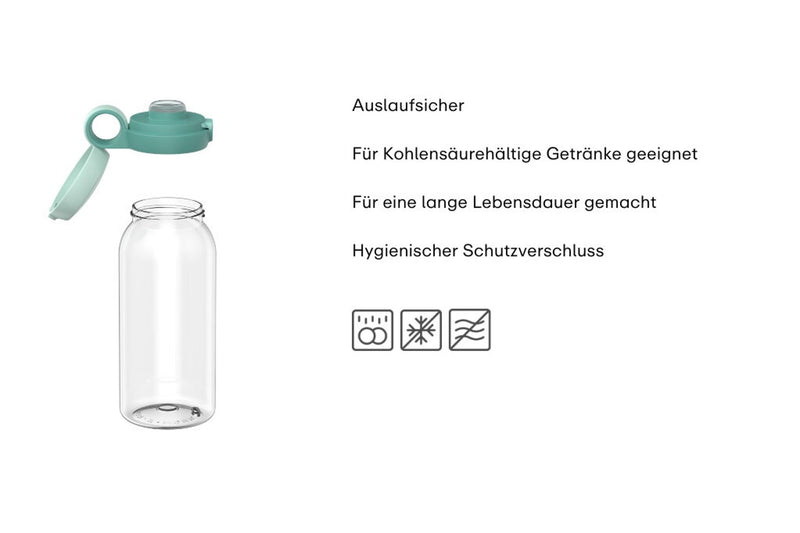 Mepal Campus Trinkflasche mit Klappdeckel 600ml