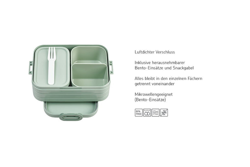Mepal Bento Lunchbox Take a Break midi - Lunchbox mit Trenneinsatz