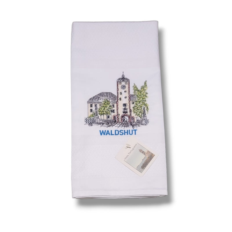 Waldshut tea towel embroidered 50x70cm