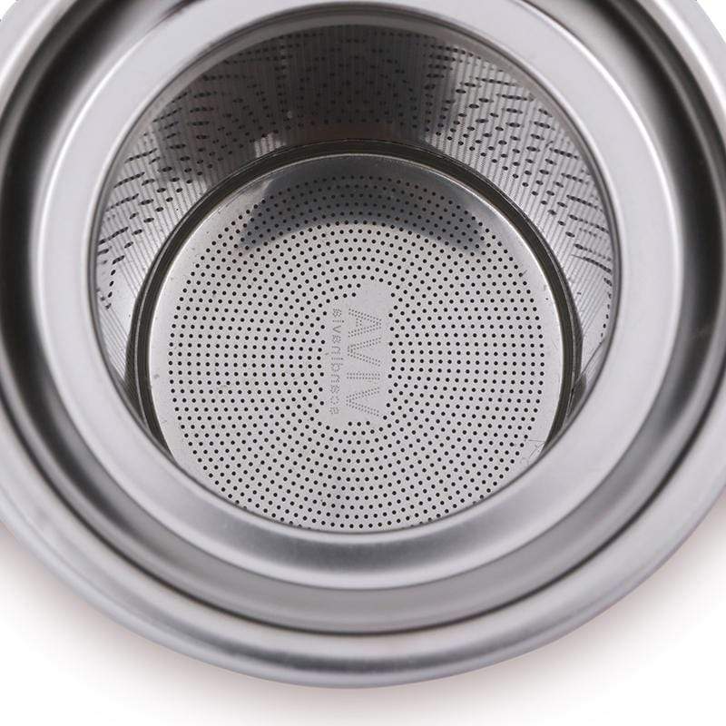 VIVA Minima Porzellanbecher mit Teesieb und Deckel, 500 ml