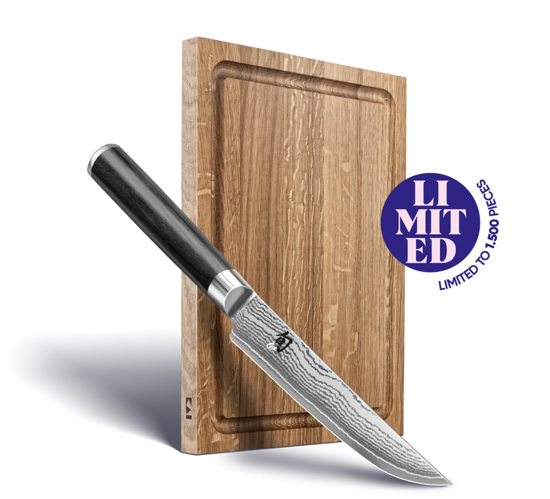Kai Shun Classic Set, Steakmesser × Steakbrett