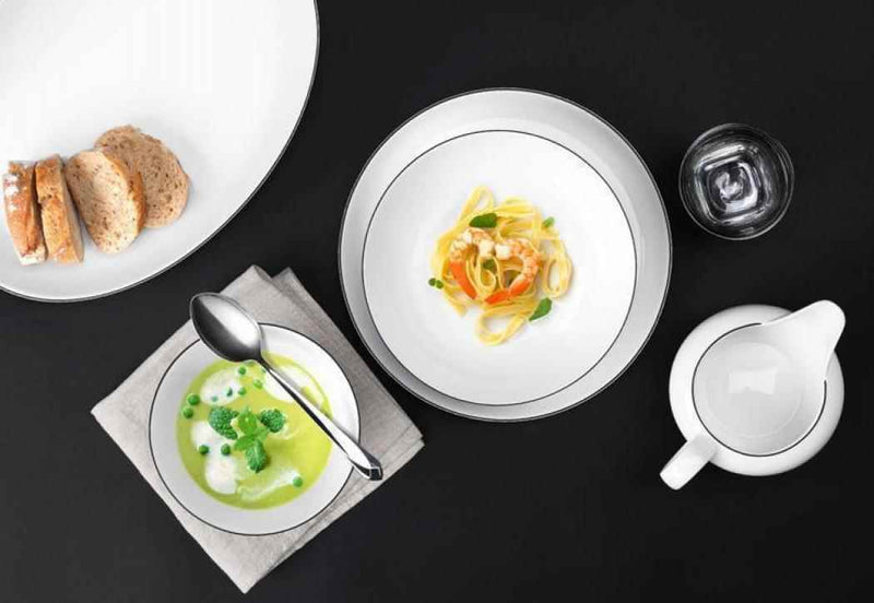 Seltmann Weiden Lido Black Line coffee service 18-piece.