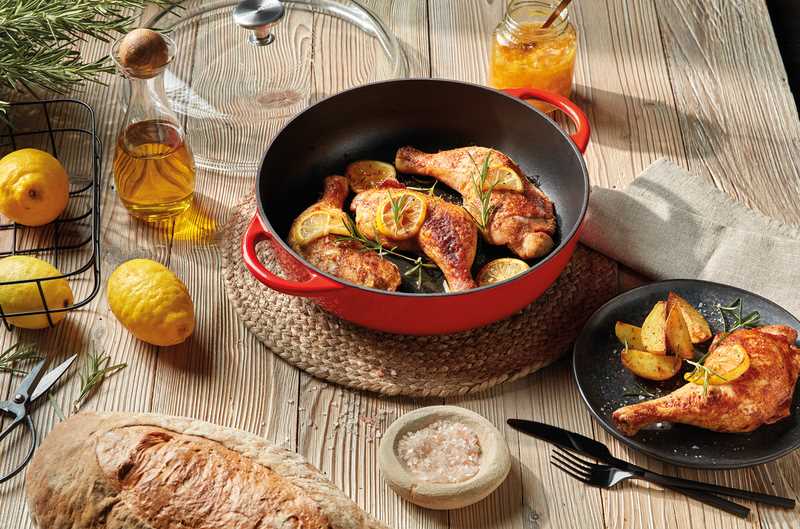 Küchenprofi Provence farmer's pan with glass lid,