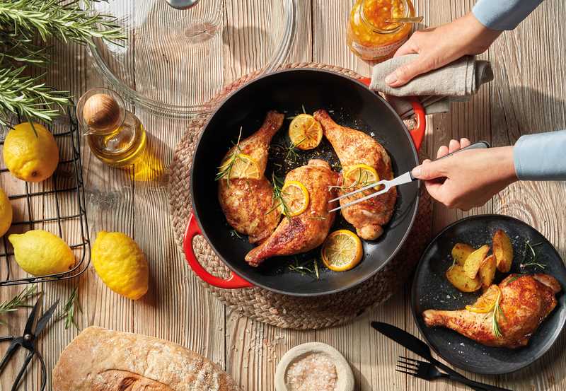 Küchenprofi Provence farmer's pan with glass lid,