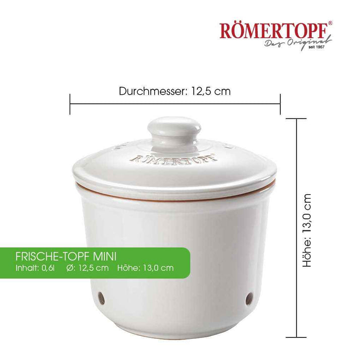 Römertopf freshness pot MINI, white