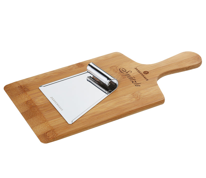 Zassenhaus Spätzlebrett mit Schaber 16 x 34cm