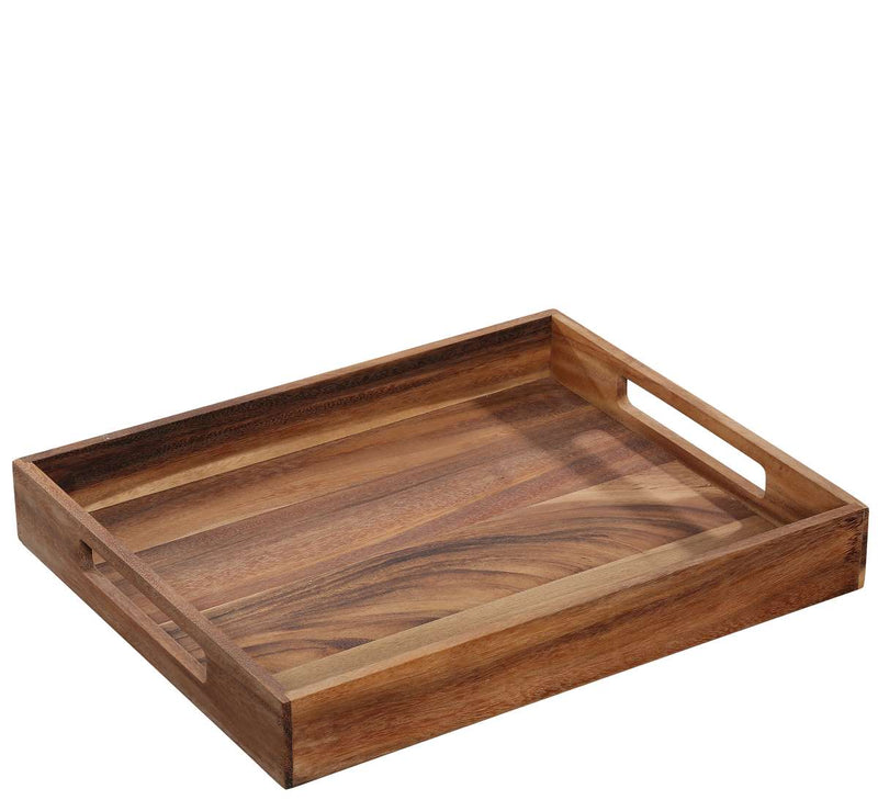 Zassenhaus Premium Wooden Tray - Rectangular 44×36×6cm