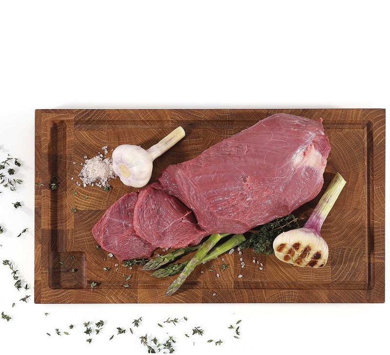 Zassenhaus Hackblock, Eiche 45x25x4cm