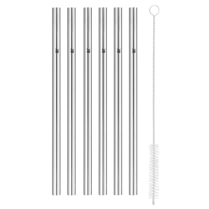 WMF drinking straw Baric 6 pieces, stainless steel 18cm