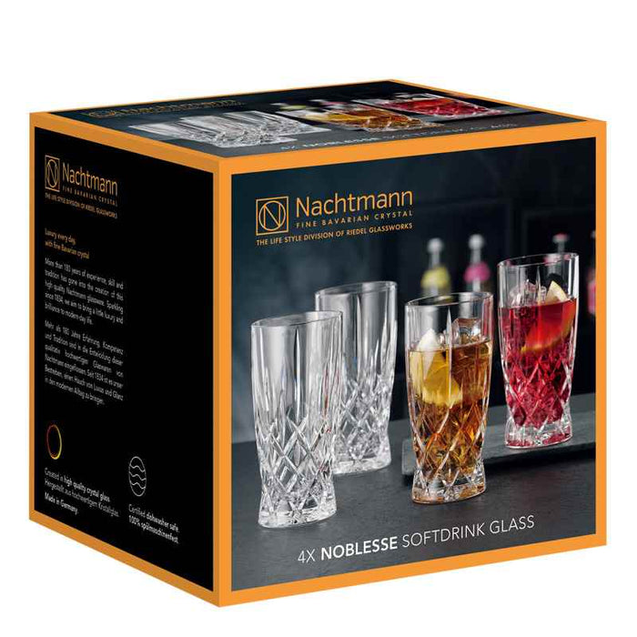 Nachtmann Noblesse Softdrinkglas Bierglas 350ml 4er Set
