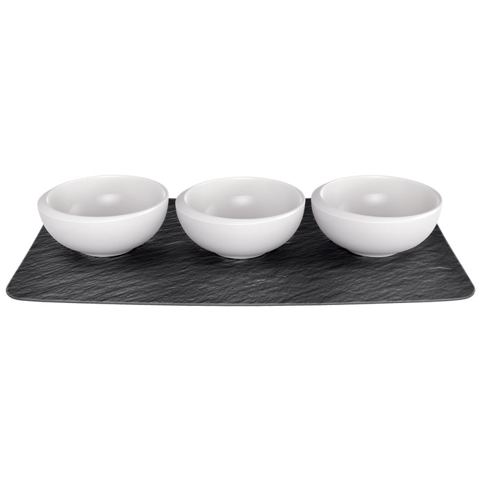 Villeroy and Boch NewMoon set dip bowls 4 pieces