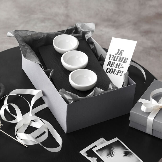 Villeroy and Boch NewMoon set dip bowls 4 pieces