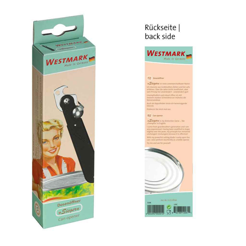 Westmark Hebeldosenöffner Original Sieger schwarz