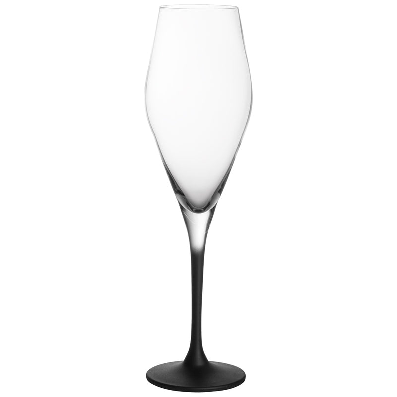 Villeroy and Boch Manufacture Rock champagne glass, set of 4, 260 ml