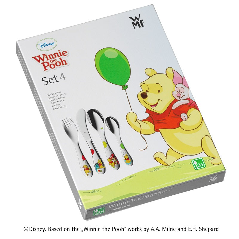 WMF Kinderbesteck Set 4 teilig Winnie Pooh