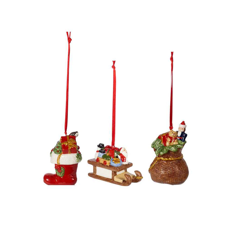 Villeroy and Boch Nostalgic Ornaments 3-piece,