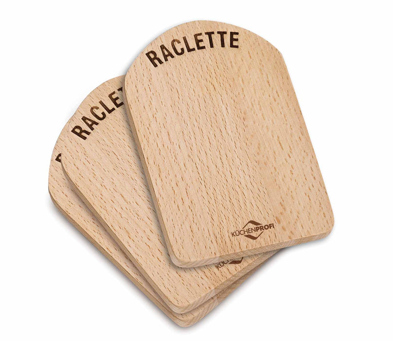 Küchenprofi Raclette-Brettchen Holz 4er