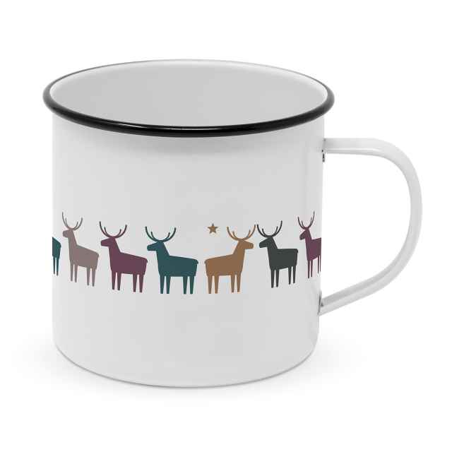 PPD Metalltasse Happy Metal Mug, Pure Deers
